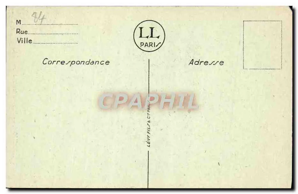 Avignon — Rue Pente-Rapide — LL - Verso
