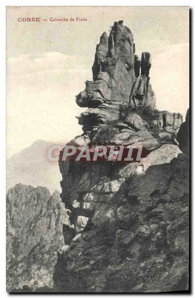 Corsica — Calanche van Piana — Collectie L. Cardinali, Ajaccio - Voorkant