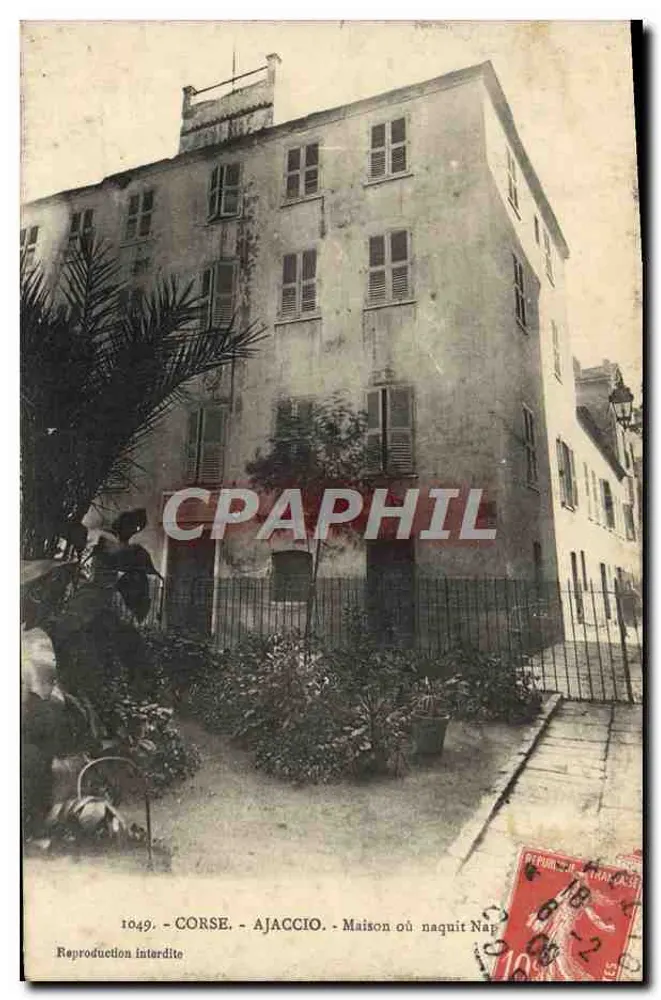 Ajaccio - Haus, in dem Napoleon geboren wurde - Ausgabe 1049 - Vorderseite