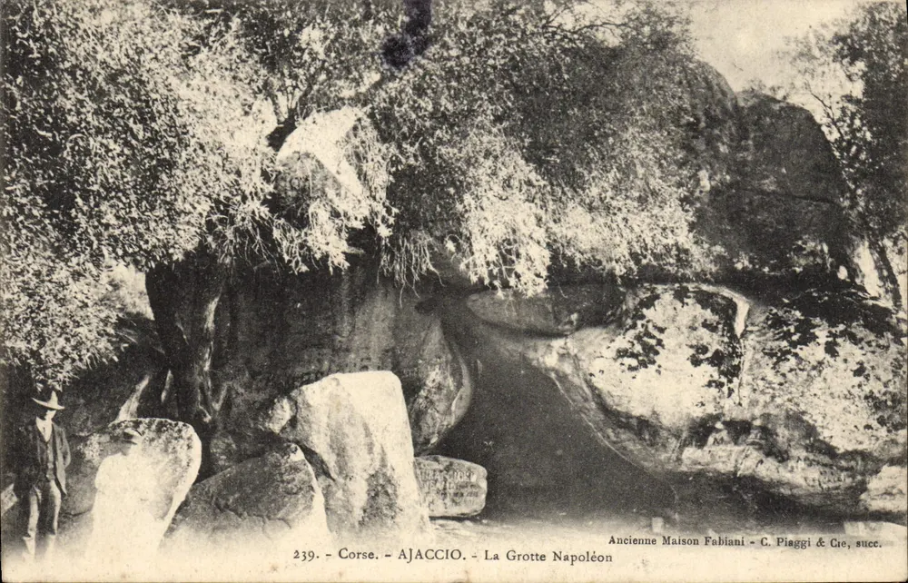 Ajaccio - La Grotte Napoléon — Ancienne Maison Fabiani — C. Piaggi & Cie, succ. - Vorderseite