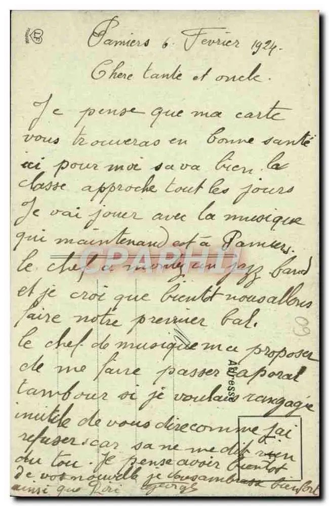 Pamiers - L'Hôpital — Fot. Labouche Fr. - Toulouse, n° 412 - Achterkant
