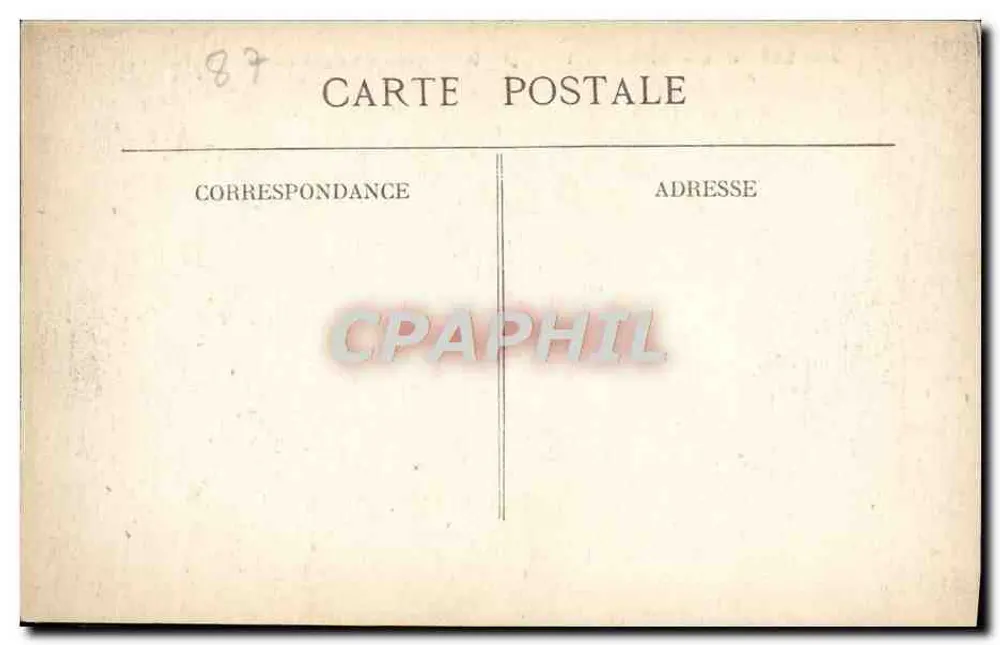 Limoges — Kreuzung Tourny — Boulevard Georges-Périn — Gracolat-Louït - Rückseite