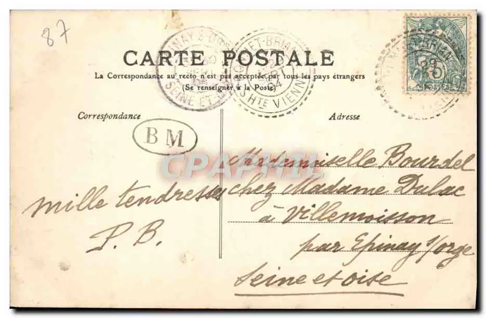 Saint-Bonnet-Briance — Ogólny widok — Armand, wydawca - Rewers