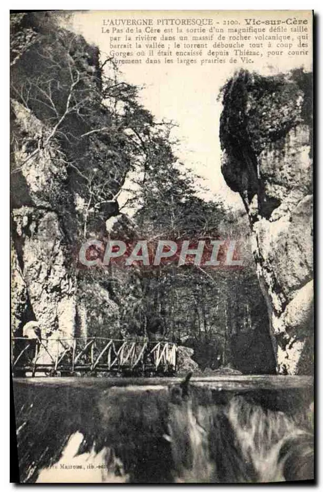 Der Pas de la Cère in Vic-sur-Cère — Blick auf die Schluchten — Verlag Maïroue, Serie 2100 - Vorderseite