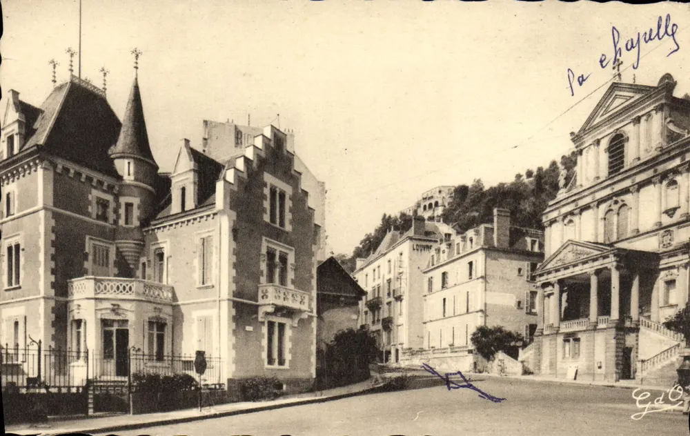 Royat — Thermalzentrum — Place Allard — Verlag G. d'O. — Serie-Nummer B.C. 314 - Vorderseite