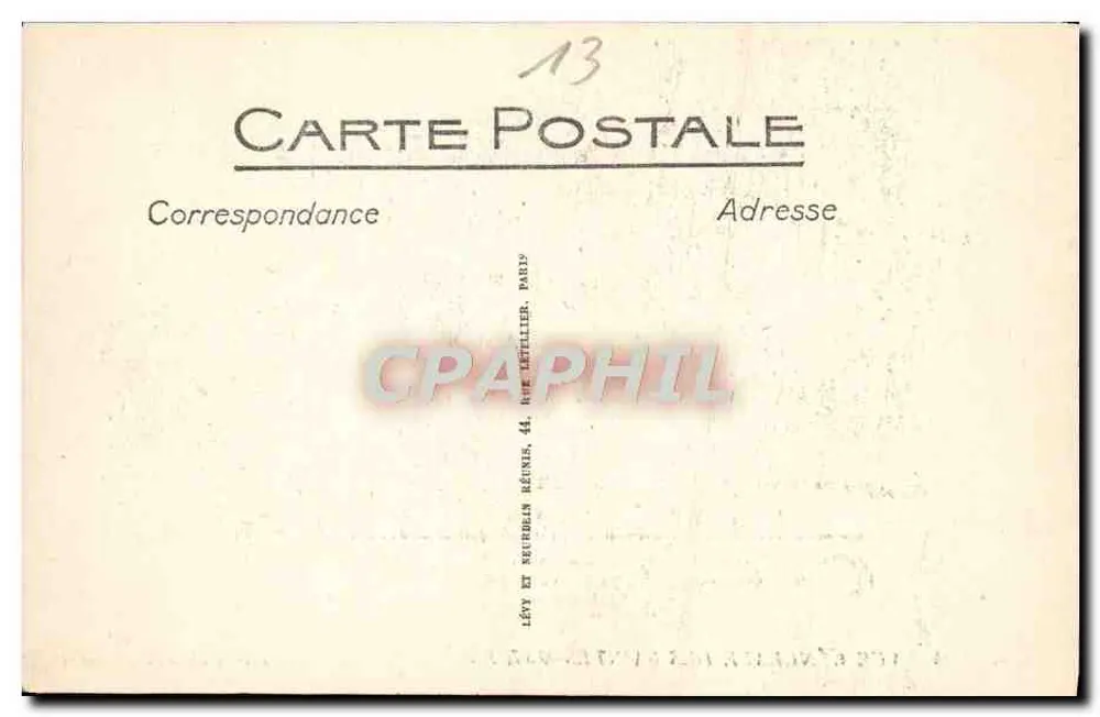 Saintes-Maries — Vista geral — Ed. Marcheteau, Arles - Verso