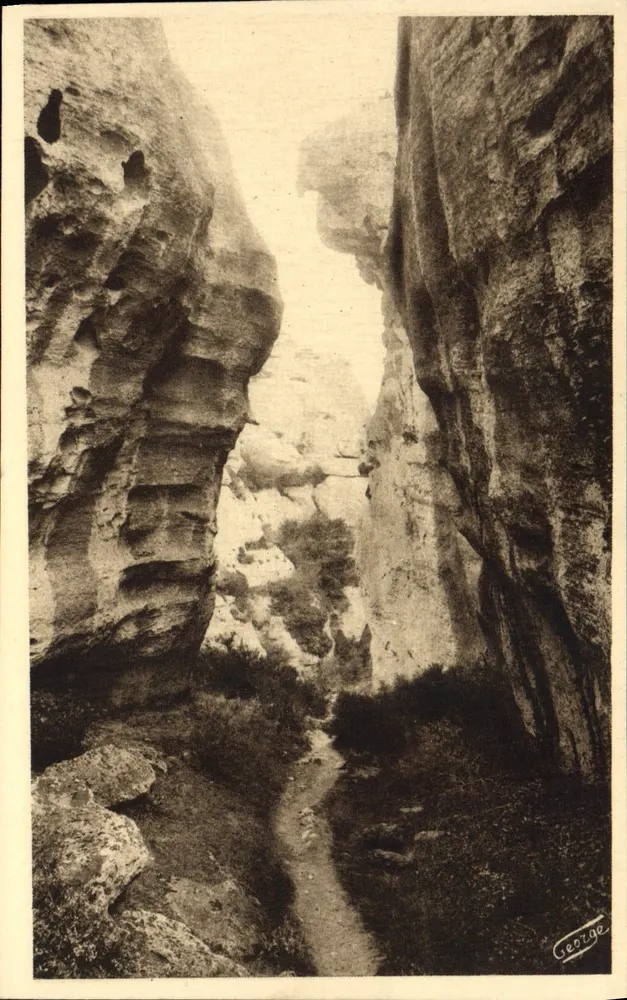 Les Portalets — Eingang zum Val d'Enfer — Verlag J. George - Aplès, Nr. 411 - Vorderseite