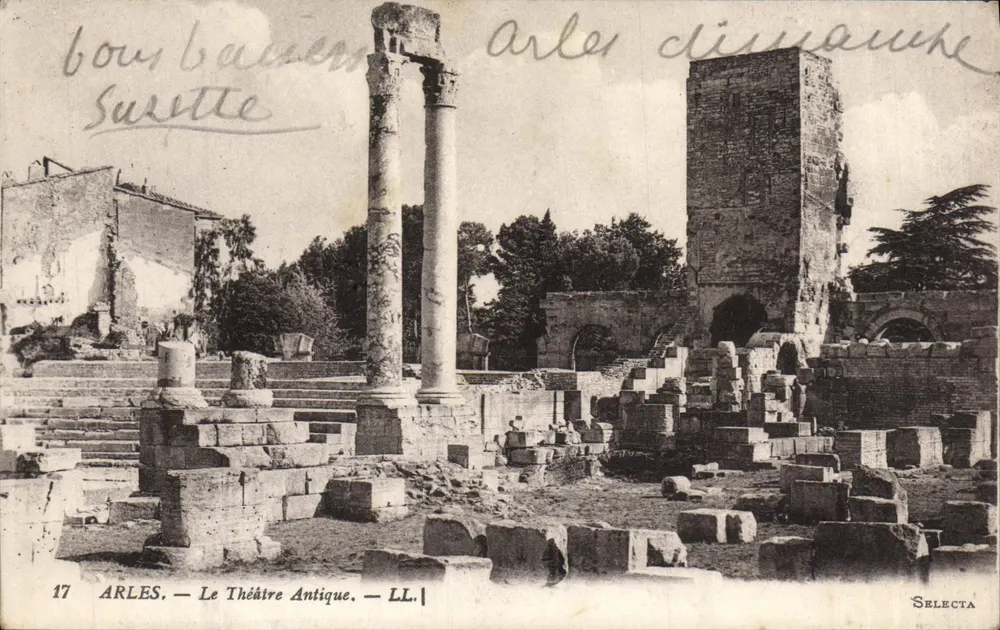 Arles — O Teatro Antigo — LL. — SELECTA - Frente