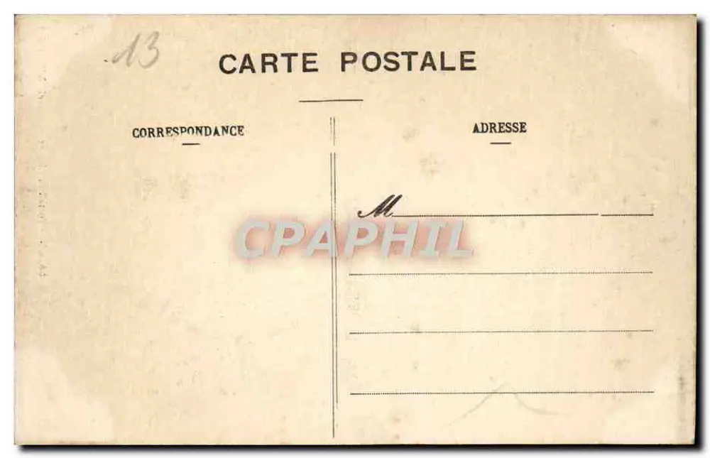 Salon - Portal der Kirche Saint-Michel (12. Jahrhundert) — Sammlung L. A. - Rückseite