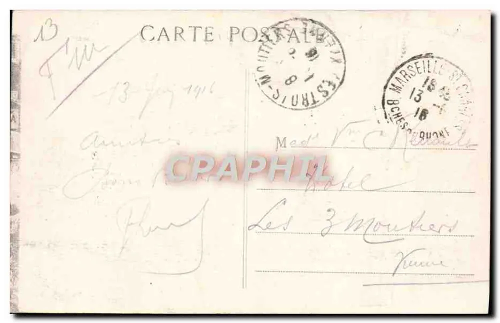 Marseille - A Corniche (O Profeta) — I. P. - Verso