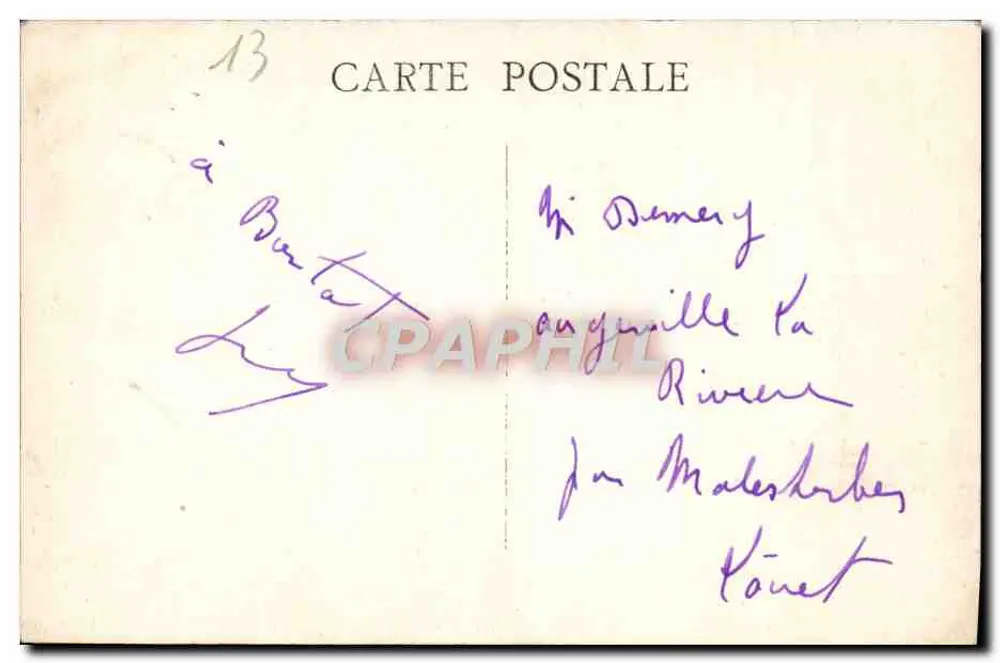 Marseille — O Forte St-Jean — editor não visível - Verso