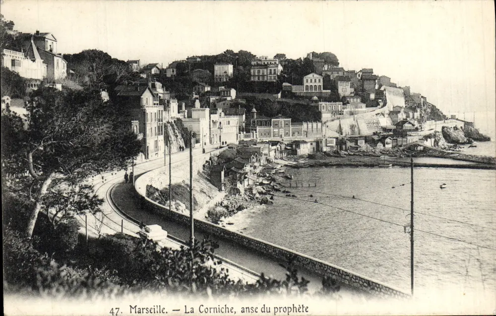 Marseille — A Corniche, enseada do profeta — n°47 - Frente