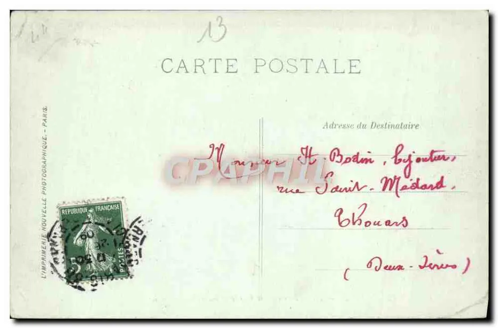 MARSEILLE — Notre-Dame de la Garde und der Aufzug — LL. - Rückseite