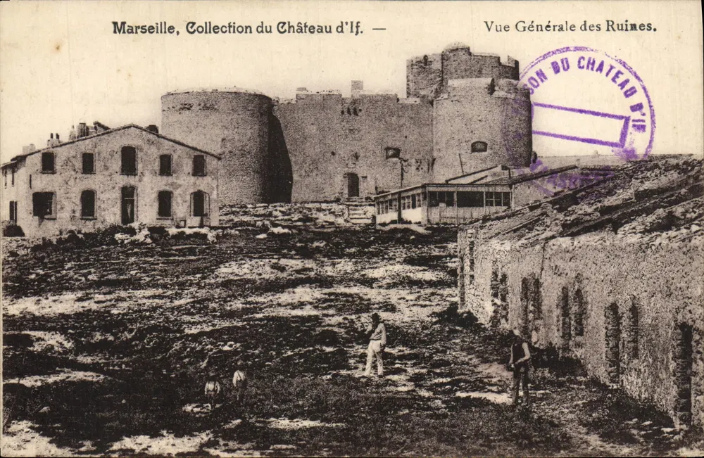 Marselha, Coleção do Castelo de If — Vista Geral das Ruínas - Frente