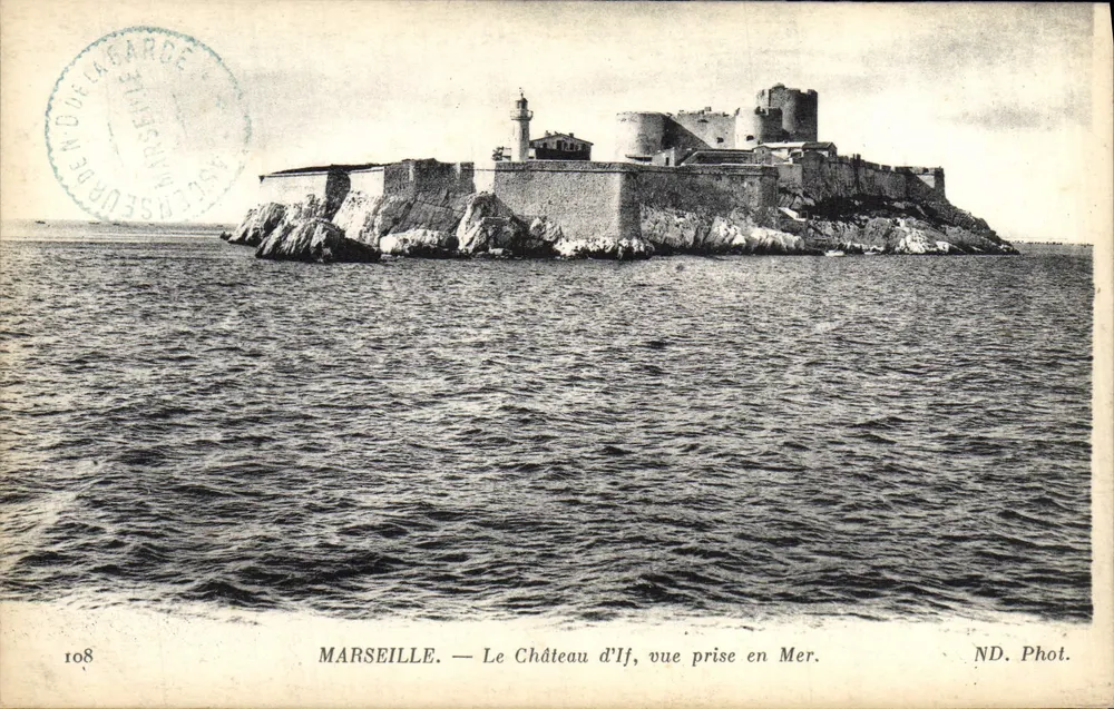 Marseille — Schloss If, Ansicht vom Meer — ND. Phot. - Vorderseite
