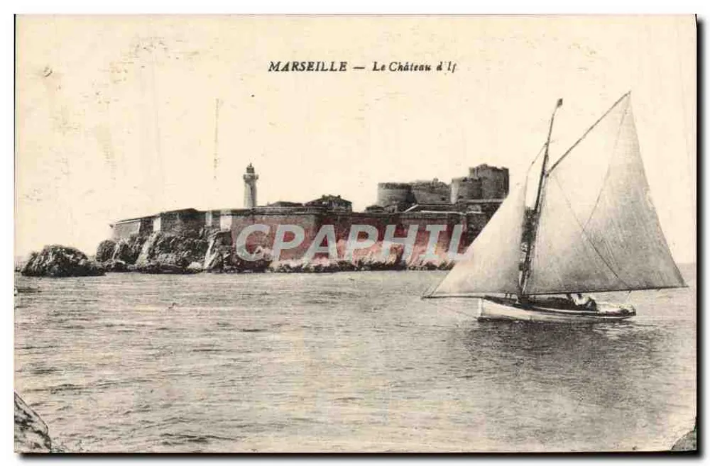 Marselha — O Castelo de If — Editor não identificado, número de série não visível - Frente