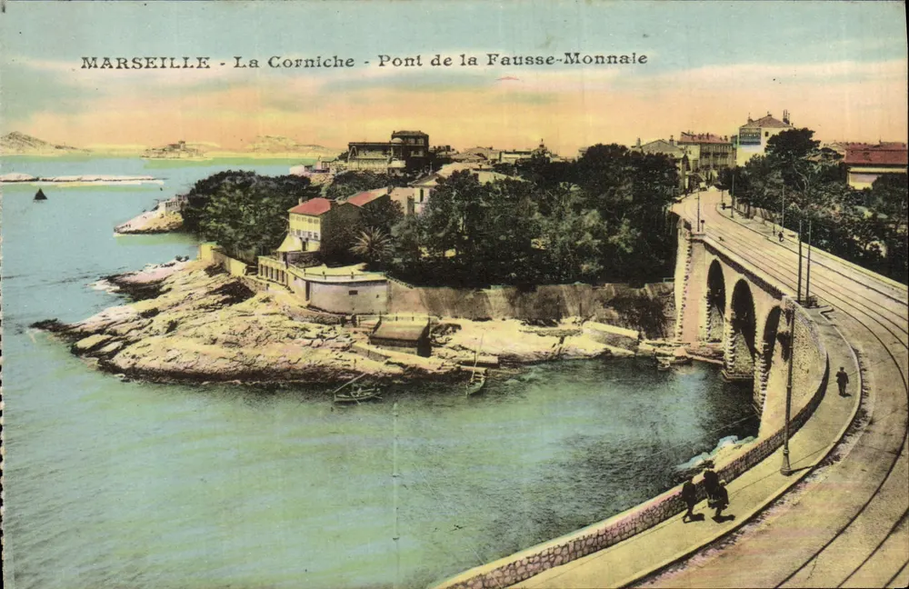 Marseille - La Corniche - Pont de la Fausse-Monnaie - Vorderseite