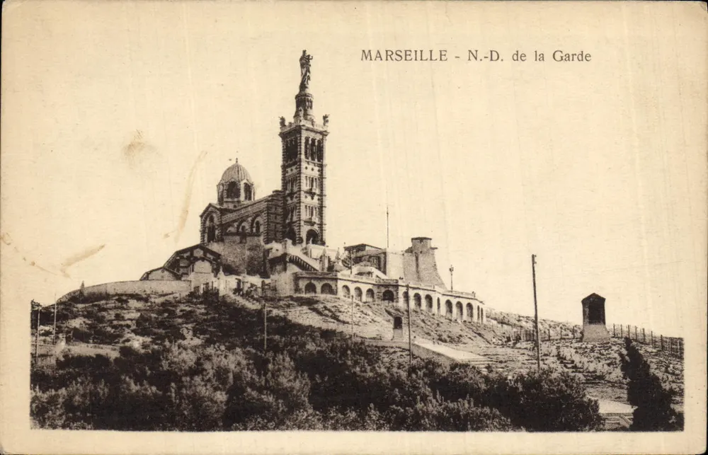 Marseille - N.-D. de la Garde — editor desconhecido, número de série não visível - Frente