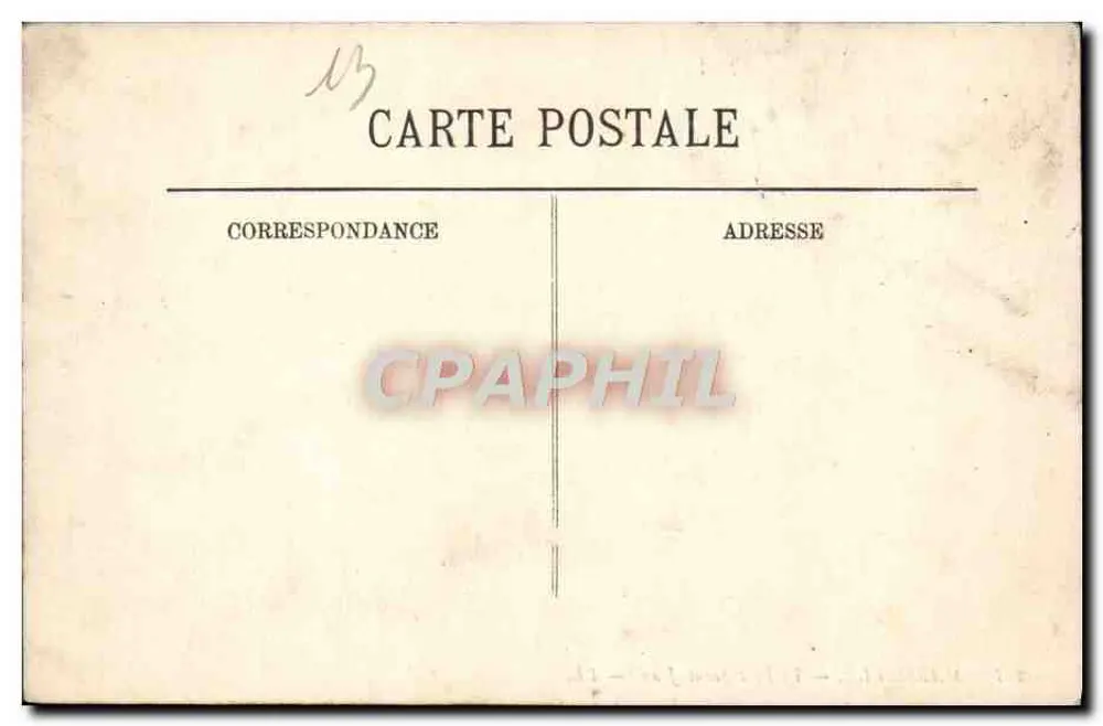 Marselha — O Forte Saint-Jean — LL. n° 247 - Verso