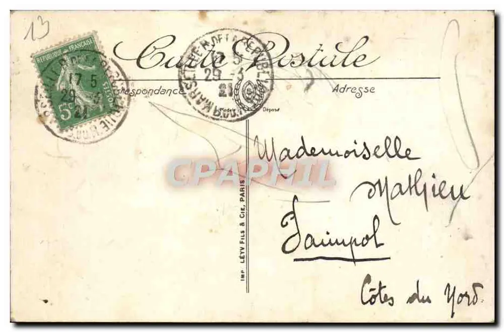 Marsella — La Rue de la République — Calle de la República — LL - Reverso