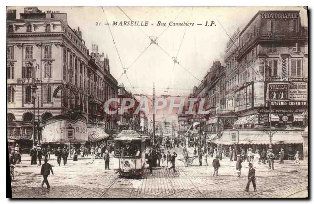 Marseille - Rue Cannebière — I.P. — Fotografia Ixygenee Cusenier - Frente