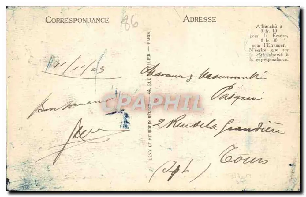 Poitiers - Le Clain - Notre-Dame-des-Dunes und die Kasernen - BD - Rückseite