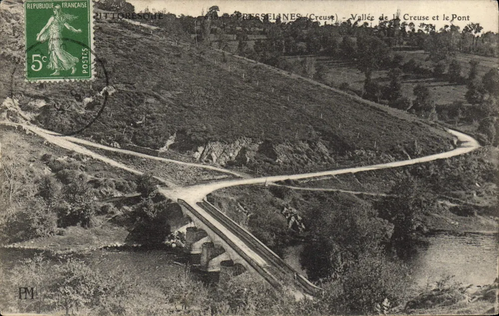 Fresselines (Creuse) — Ansicht der Creuse-Tal und der Brücke — PITTTORESQUE-Ausgabe - Vorderseite