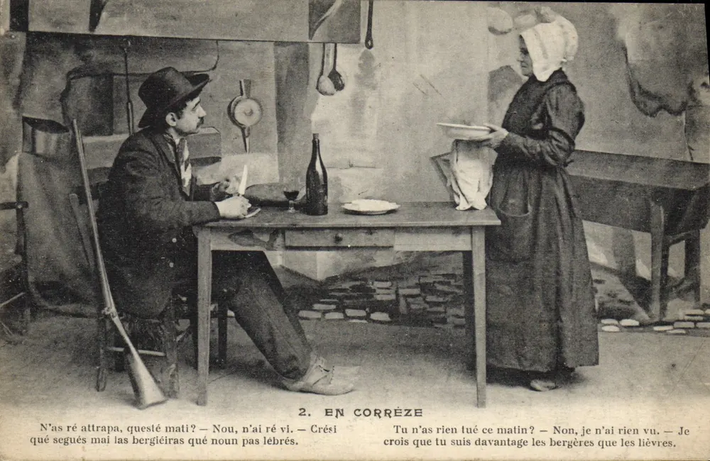 Scena z życia w Corrèze — Wydawca nieznany, nr serii 2 - Awers