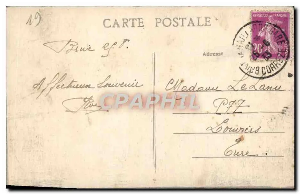 Brive (Corrèze) — O Ponte Cardinal — editor S. n°13 - Verso