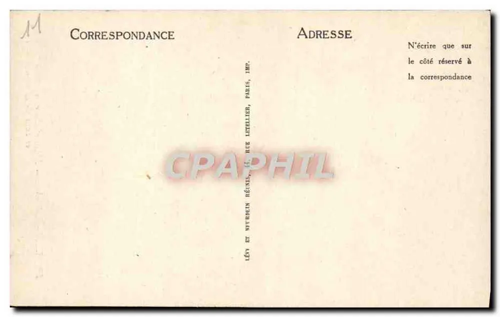 Carcassonne — Die Avant-Porte der Aude und Turm der Gerechtigkeit — L.L. - Rückseite