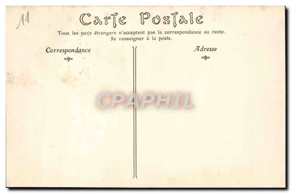 Stadt CARCASSONNE — Allgemeiner Blick, aufgenommen von Südosten — Nr. 102 - Rückseite