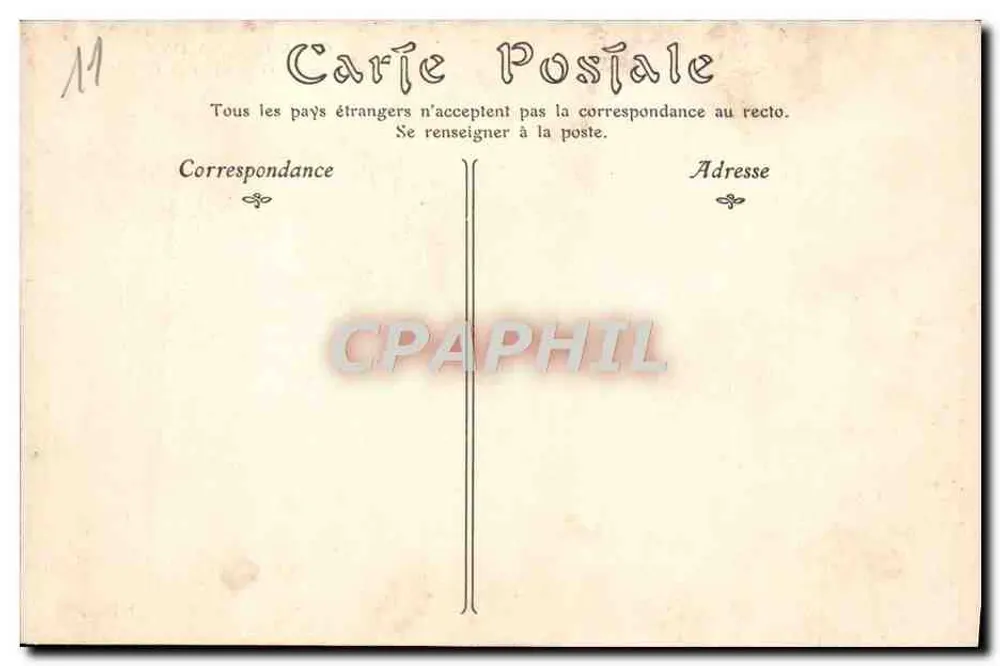 Cidade de Carcassonne — Conjunto da Porta de l'Aude — editor não identificado - Verso