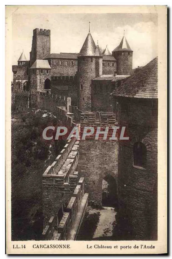 Carcassonne — Das Schloss und das Tor der Aude — LL.14 - Vorderseite