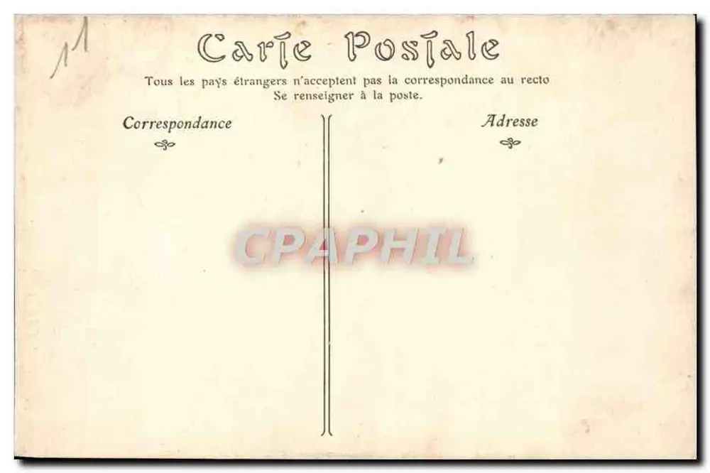 Cidade de CARCASSONNE. — Descida da Barbacane — n° 99 - Verso