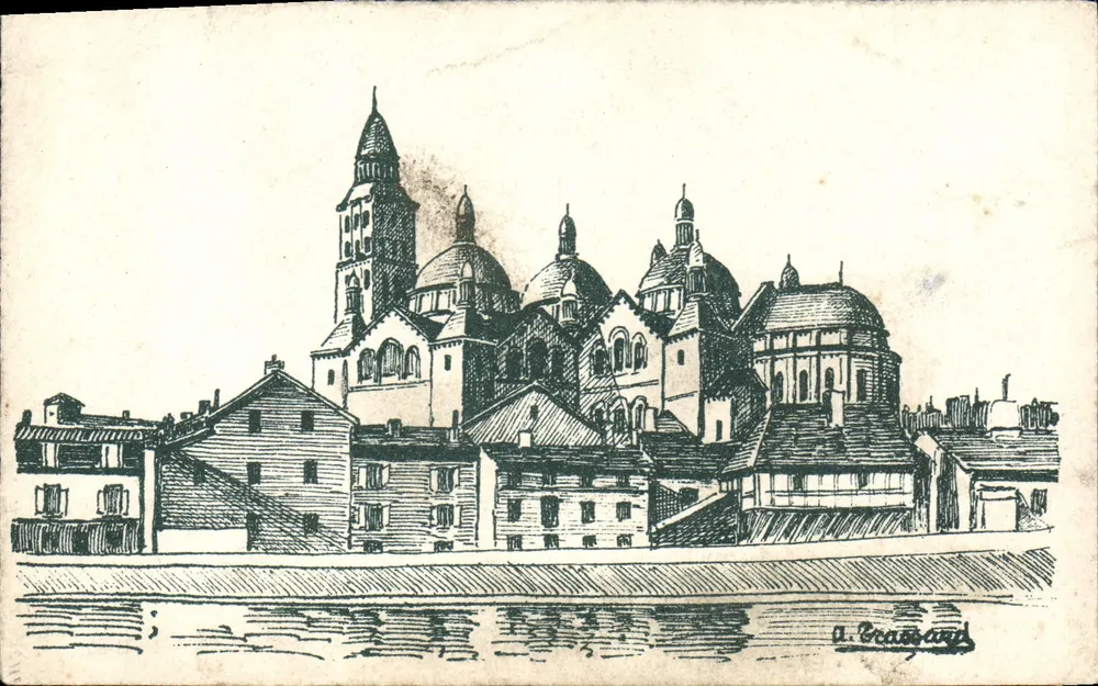Périgueux — A catedral Saint-Front — Edição 'Livre de la 1ère Internationale des Wagons-Lits' A 35 - Frente