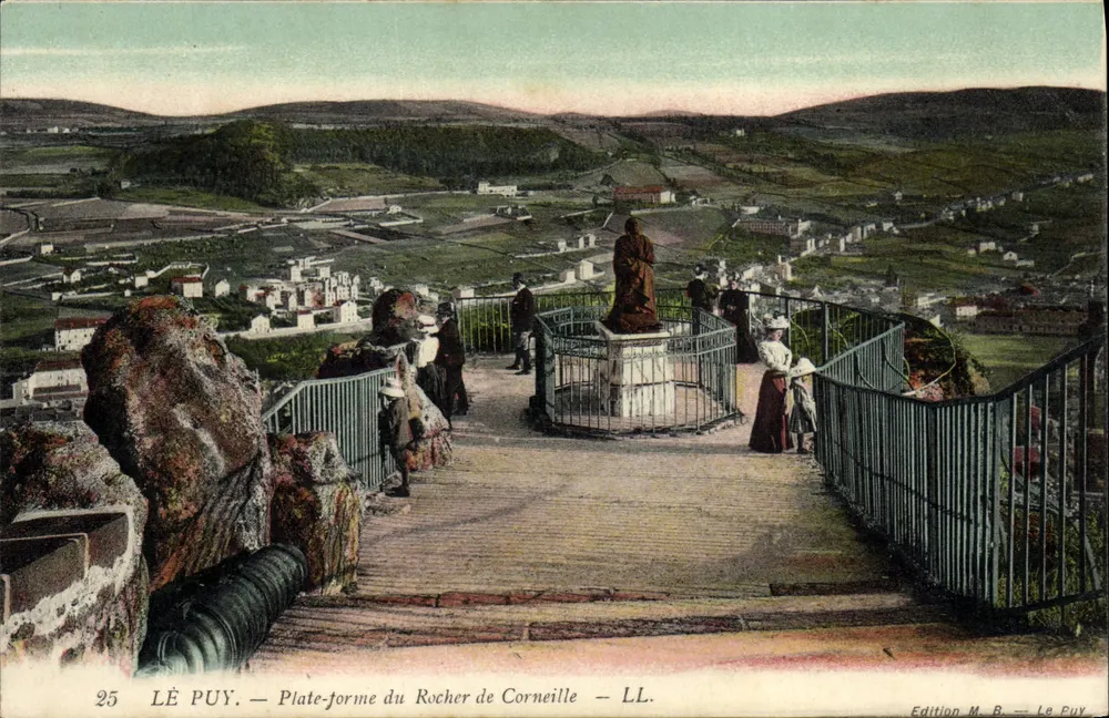 Le Puy — Plataforma do Rocher de Corneille — Edição M. B. — n°25 - Frente
