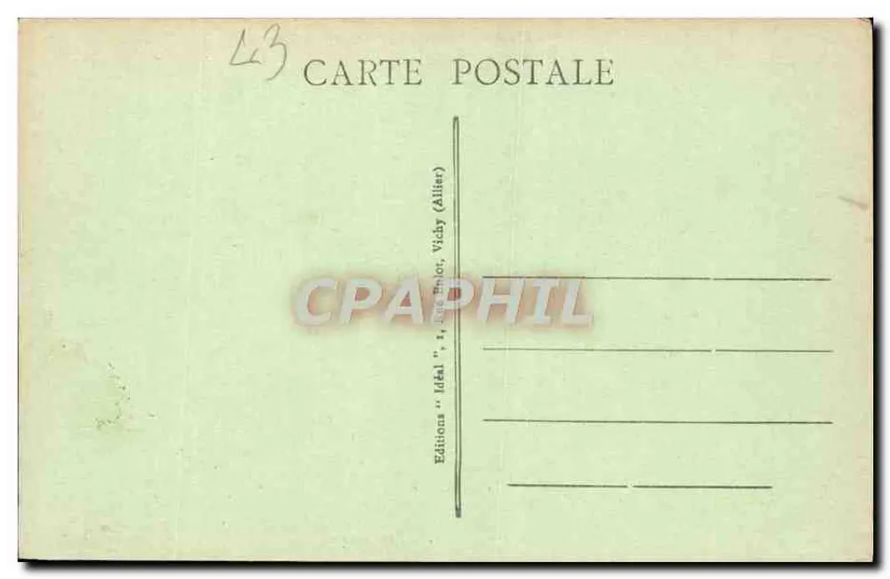 Le Puy - Vista geral — A Alta Loire pitoresca — Editor Ideal, n° 8009 - Verso