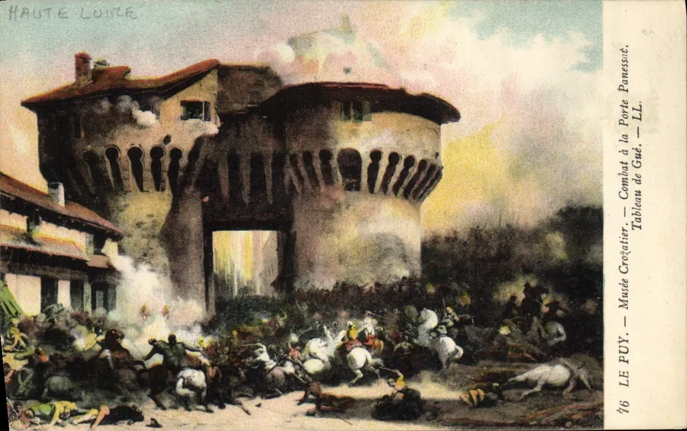Le Puy — Schlacht an der Porte Panessuat — Musée Crozatier - Vorderseite