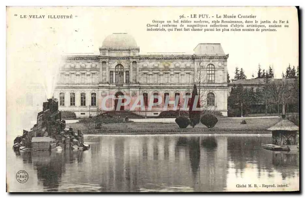 Le Puy - O Museu Crozatier — editor Le Velay Illustré, n° 96 - Frente