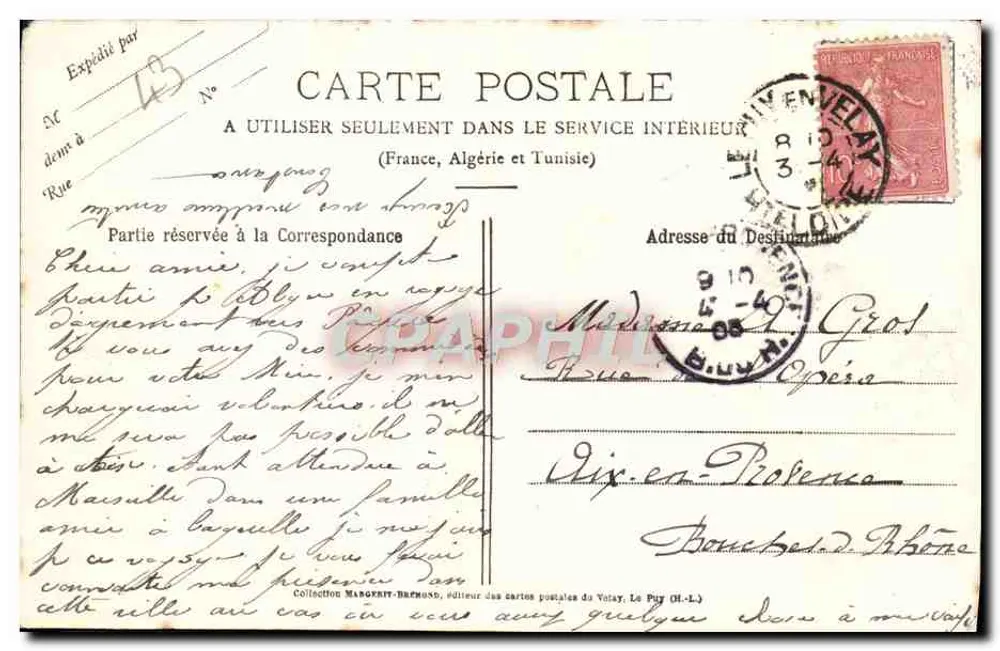 Le Puy - O Museu Crozatier — editor Le Velay Illustré, n° 96 - Verso