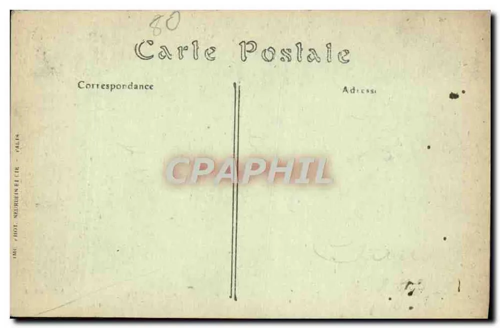 Abbeville — Allgemeiner Blick vom Mont Caubert — ND. Phot. - Rückseite