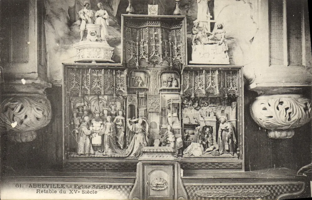 Abbeville — Retable dell'chiesa Saint-Paul — XVᵉ secolo - Recto