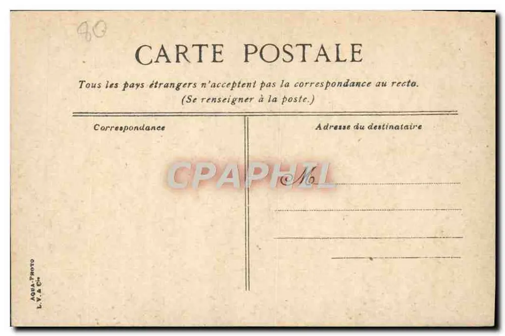 Abbeville. Panoramablick vom S. Jacques — L.V. & C°, n° 590 - Rückseite