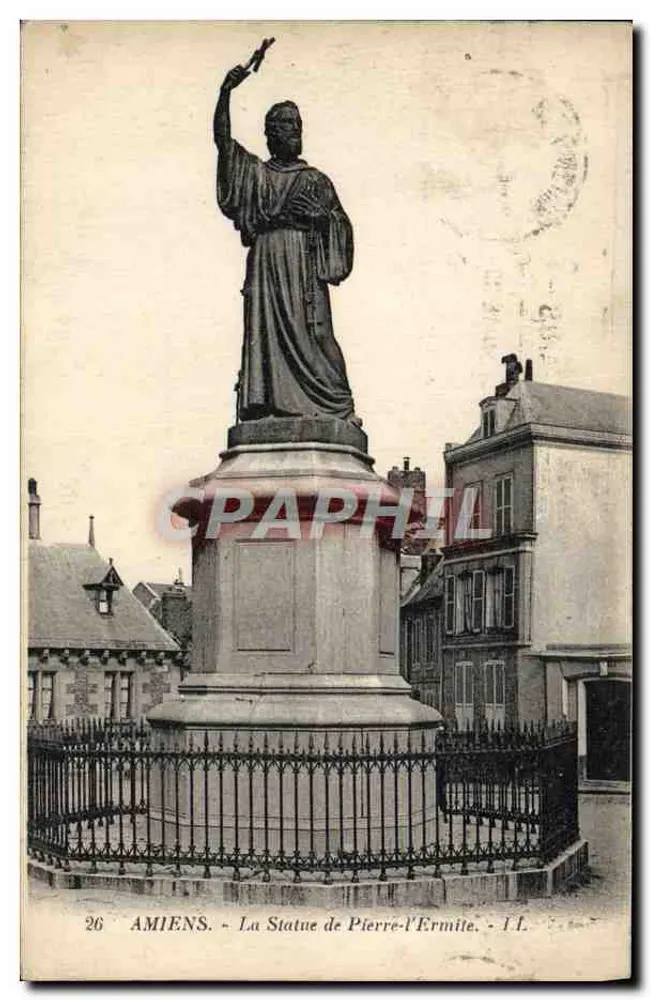 Amiens — Statua Piotra Ermity — I.L. n°26 - Awers