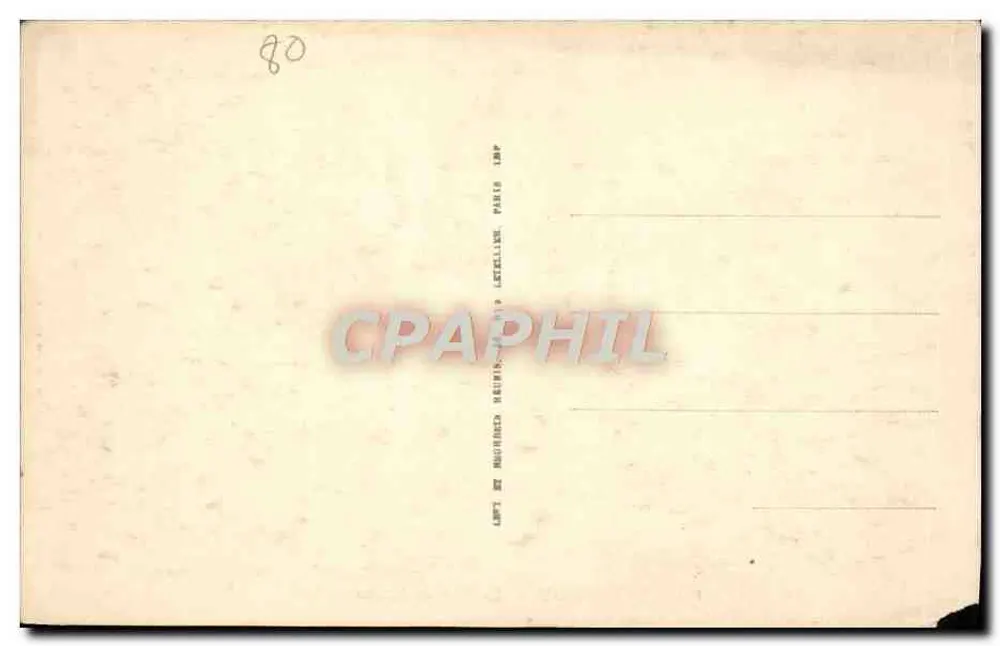 Le CROTOY — O Farol da Maré — LL. n° 105 - Verso