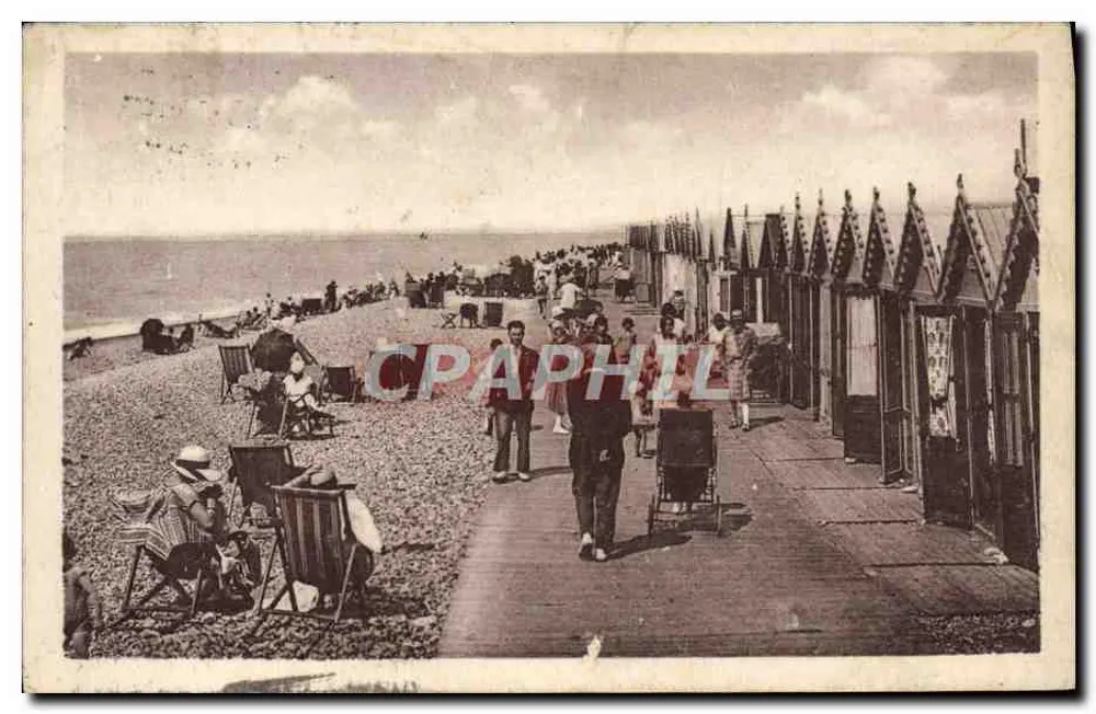 Cayeux-sur-Mer — As Planchas e as Cabines — Imp. Rue Lutetien, Paris - Frente