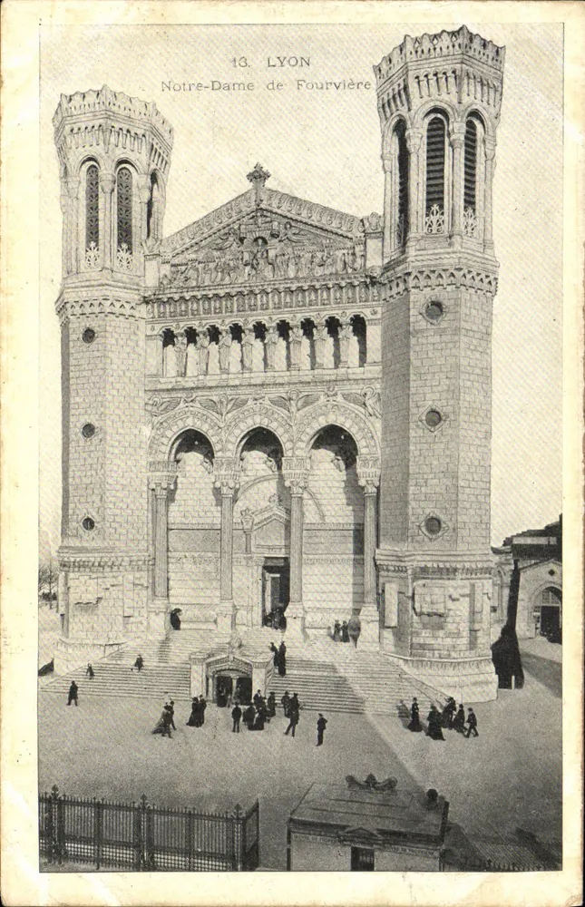Nossa Senhora de Fourvière — Lyon — editor JACQUIFFE, n° 13 - Frente