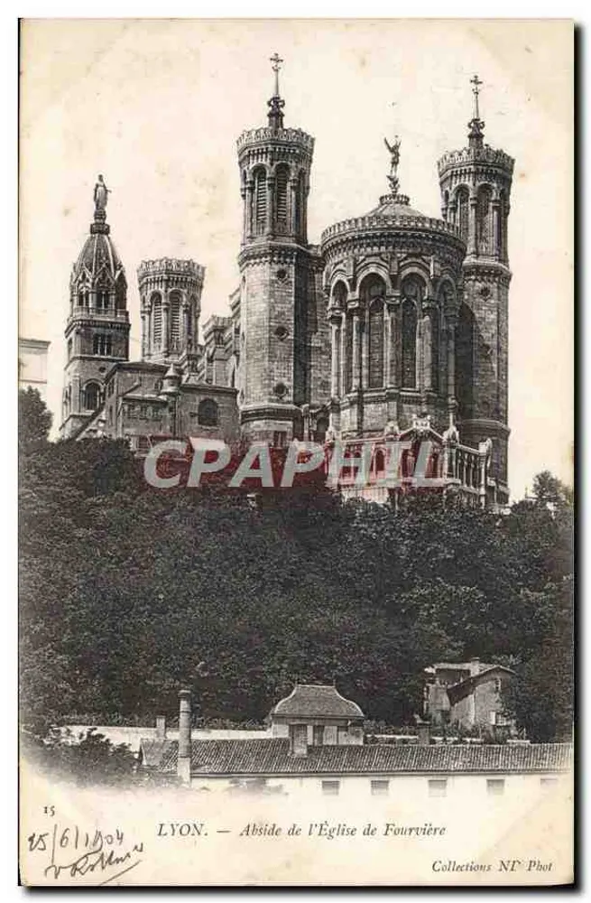 LYON — Abside da Igreja de Fourvière — Coleções NI' Phot - Frente