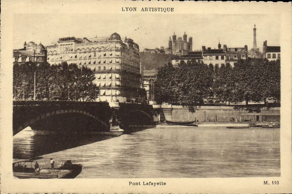 Ponte Lafayette — Lione — Lyon Artistique M. 110 - Recto