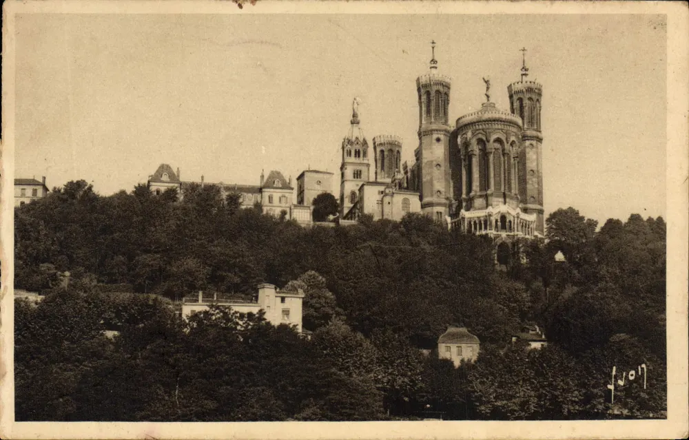 Basiliek Notre-Dame de Fourvière — Lyon (Rhône) — Les Éditions d'Art Yvon, Parijs - Voorkant